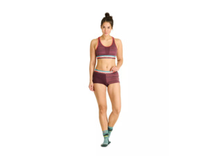 Dámské Spodní prádlo ORTOVOX 185 Rock'N'Wool Hot Pants Women's Wild Herbs