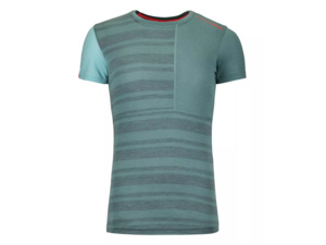 Dámské Spodní prádlo ORTOVOX 185 Rock'N'Wool Short Sleeve Women's Arctic Grey