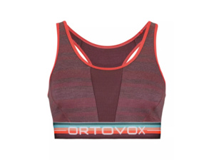 Dámské Spodní prádlo ORTOVOX 185 Rock'N'Wool Sport Top Women's Mountain Rose