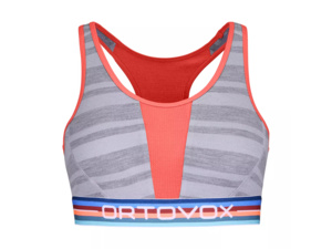 Dámské Spodní prádlo ORTOVOX 185 Rock'N'Wool Sport Top Women's Grey Blend