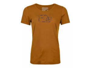 Dámské Tričko ORTOVOX 120 Cool Tec Leaf Logo T-shirt Women's Sly Fox