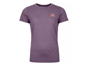 Dámské Tričko ORTOVOX 120 Cool Tec Mtn Stripe T-shirt Women's Wild Berry