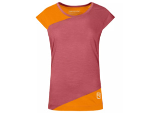 Dámské Tričko ORTOVOX 120 Tec T-Shirt Women's Wild Rose