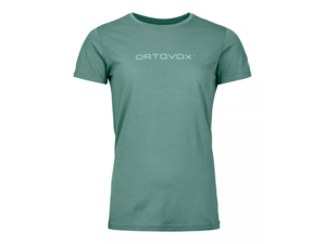 Dámské Tričko ORTOVOX 150 Cool Brand T-shirt Women's Arctic Grey