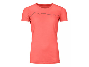 Dámské Tričko ORTOVOX 150 Cool Mountain T-shirt Women's Coral