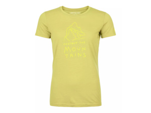 Dámské Tričko ORTOVOX 150 Cool Mtn Protector T-shirt Women's Wabisabi