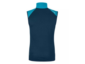 Vesta ORTOVOX Fleece Grid Vest Men's Mountain Blue