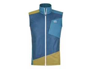 Vesta ORTOVOX Windbreaker Vest Men's Petrol Blue