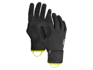 Rukavice ORTOVOX Fleece Grid Cover Glove Men's Black Raven