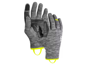 Rukavice ORTOVOX Fleece Light Glove Men's Black Steel Blend