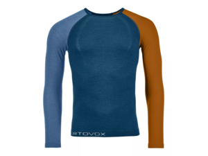 Spodní prádlo ORTOVOX 120 Competition Light Long Sleeve Men's Petrol Blue