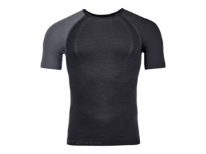 Spodní prádlo ORTOVOX 120 Competition Light Short Sleeve Men's Black Raven