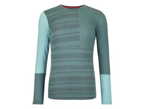 Spodní prádlo ORTOVOX 185 Rock'N'Wool Long Sleeve Men's Arctic Grey