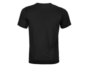 Tričko ORTOVOX 120 Cool Tec Mtn Stripe T-shirt Men's Black Raven