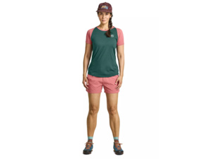 Dámské Tričko ORTOVOX 120 Tec Fast Mountain T-shirt Women's Wild Rose