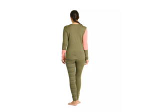 Dámské Spodní prádlo ORTOVOX 185 Rock'N'Wool Long Sleeve Women's Wild Herbs