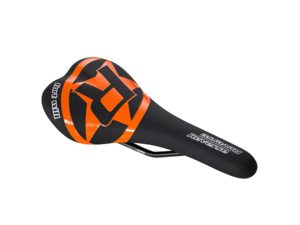 Sedlo Reverse Fort Will Style CrMo - Black/Orange