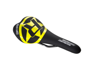 Sedlo Reverse Fort Will Style CrMo - Black/Yellow