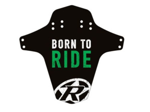 Přední blatník Reverse MudGuard Born to ride - Black/Neon Green