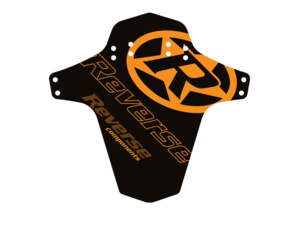 Přední blatník Reverse MudGuard Logo Black/Fox Orange