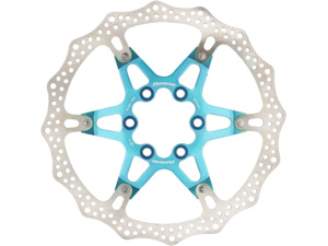 Brzdový kotouč Reverse Alloy/Steel 160mm - Light Blue