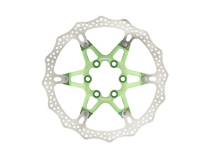 Brzdový kotouč Reverse Alloy/Steel 160mm - Light Green