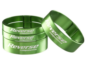 Podložky Reverse Alloy Ultra-Lite set 1 1/8" Green