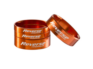 Podložky Reverse Alloy Ultra-Lite set 1 1/8" Orange