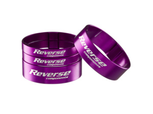 Podložky Reverse Alloy Ultra-Lite set 1 1/8" Purple