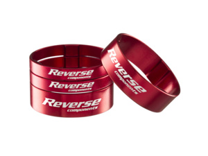 Podložky Reverse Alloy Ultra-Lite set 1 1/8" Red