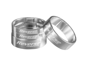 Podložky Reverse Alloy Ultra-Lite set 1 1/8" Silver