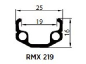 Ráfek REMERX RMX 219 28" Natural 36 děr