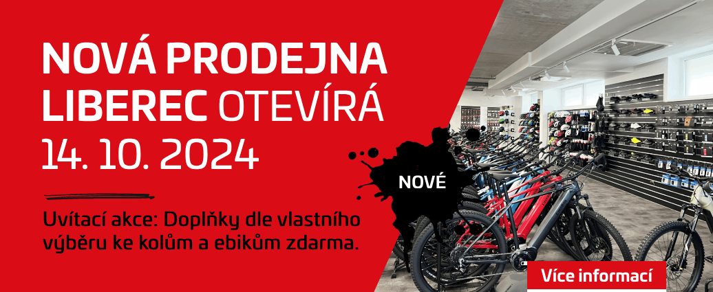 Nová prodejna Mojekolo Liberec otevírá 14.10. se speciální akcí k nákupu kol a elektrokol