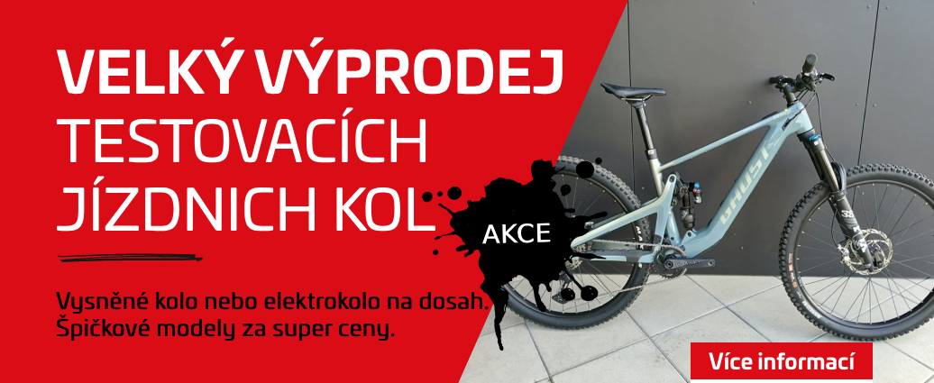 Velký výprodej testovacích kol a elektrokol